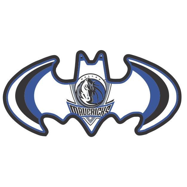 Dallas Mavericks Batman Logo iron on transfers